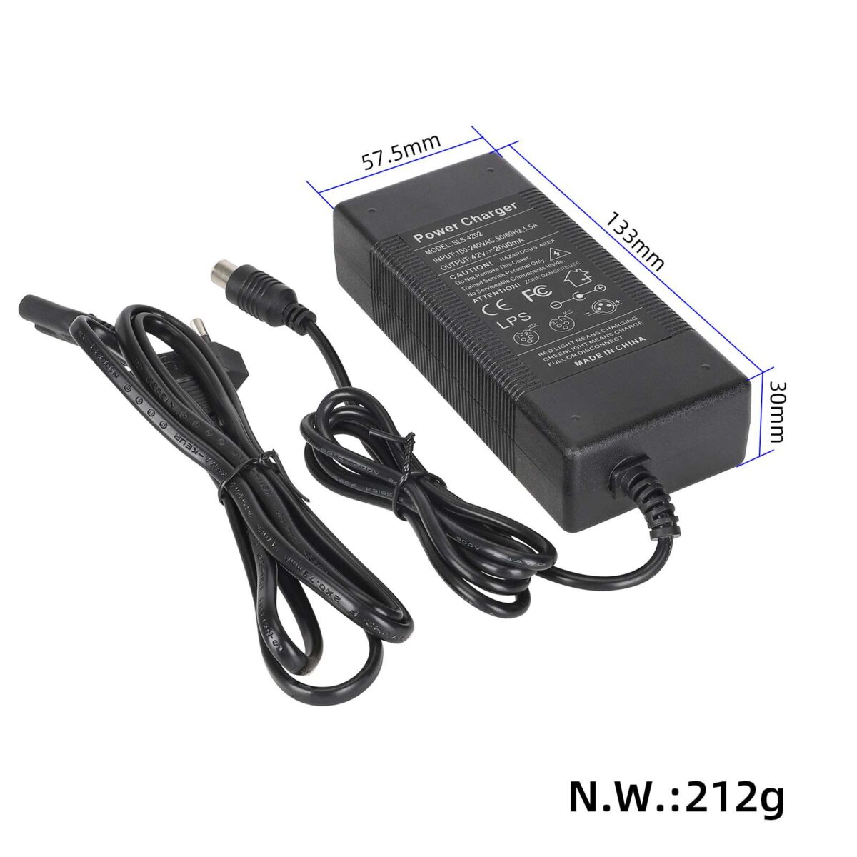 Cargador adaptador de 42 V para patinete M365/Ninebot (estándar europeo) - Imagen 6
