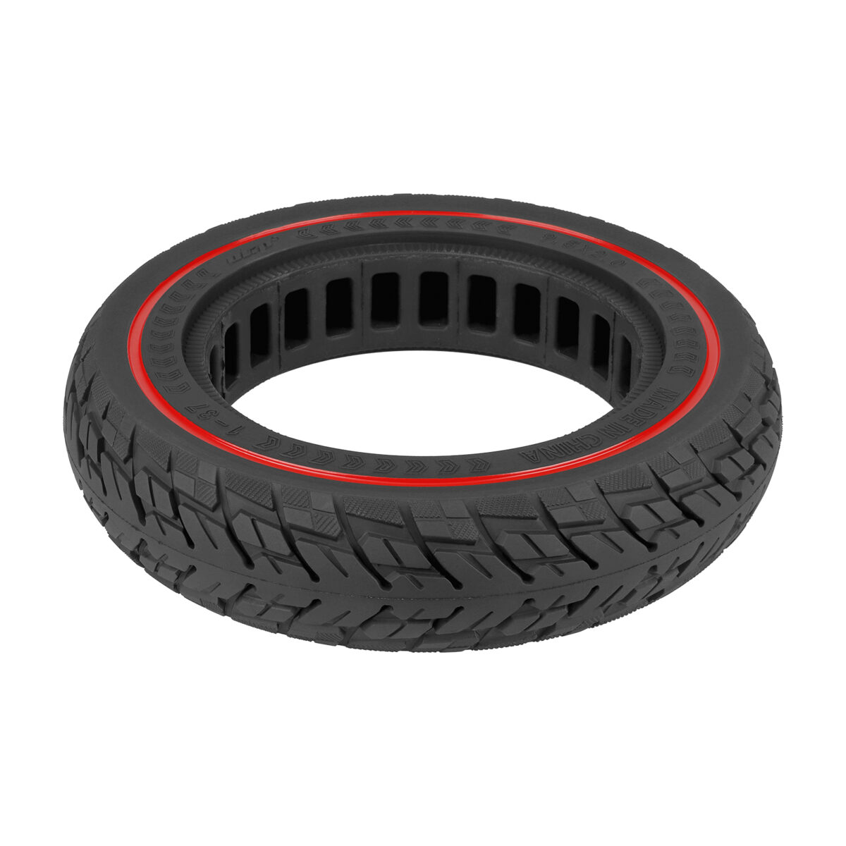 Neumático sólido Ulip 9.5*2.0 con círculo rojo para scooters Xiaomi y de 8.5 pulgadas - Imagen 3