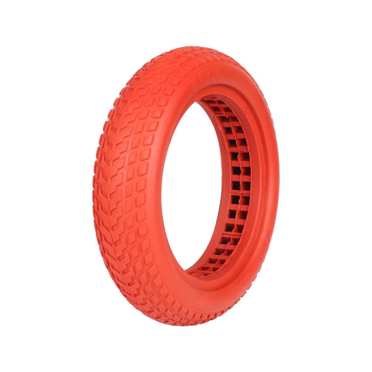 Neumático semisólido rojo de 8,5 pulgadas - Imagen 5