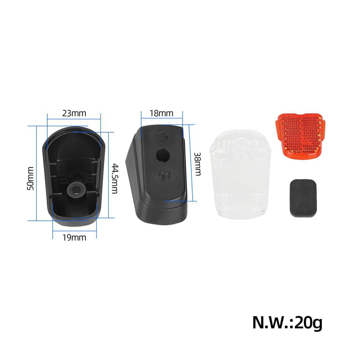 Cubierta de luz trasera para scooters MaxG30D - Imagen 2