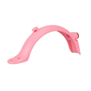 Guardabarros trasero rosa con luz, matrícula integrada y gancho para patinete M365 Pro/Pro2