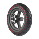 Neumático sólido de 8,5 pulgadas con puntos rojos + llanta M365