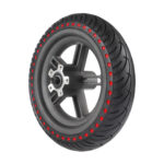 Neumático sólido de 8,5 pulgadas con puntos rojos + llanta M365