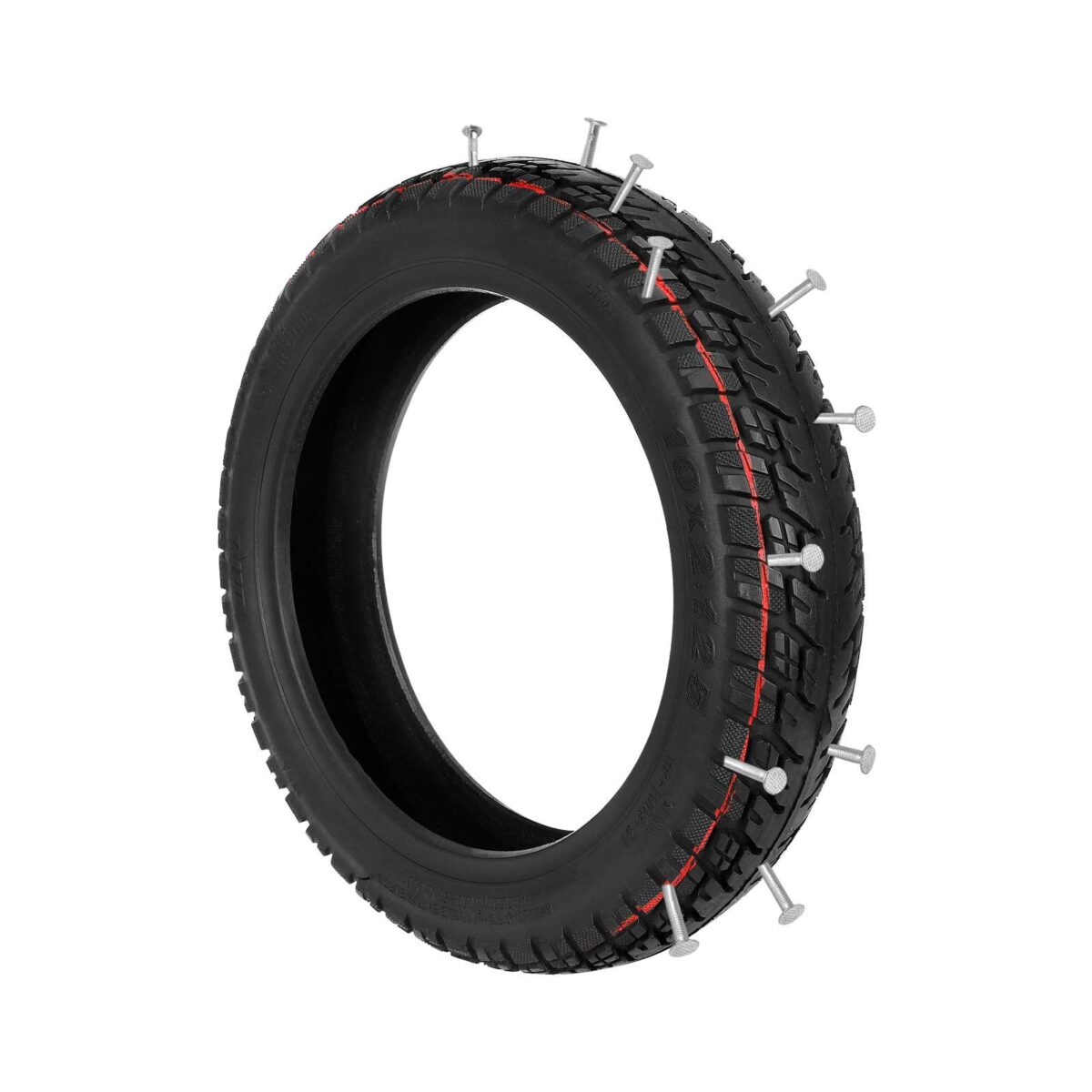 Neumático todoterreno sin cámara autorreparable ULIP 10*2.125 con válvula para scooters Segway F20 F25 F30 F40 - Imagen 2