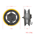 Buje de rueda delantera con tambor para scooter Max G30 - Imagen 2