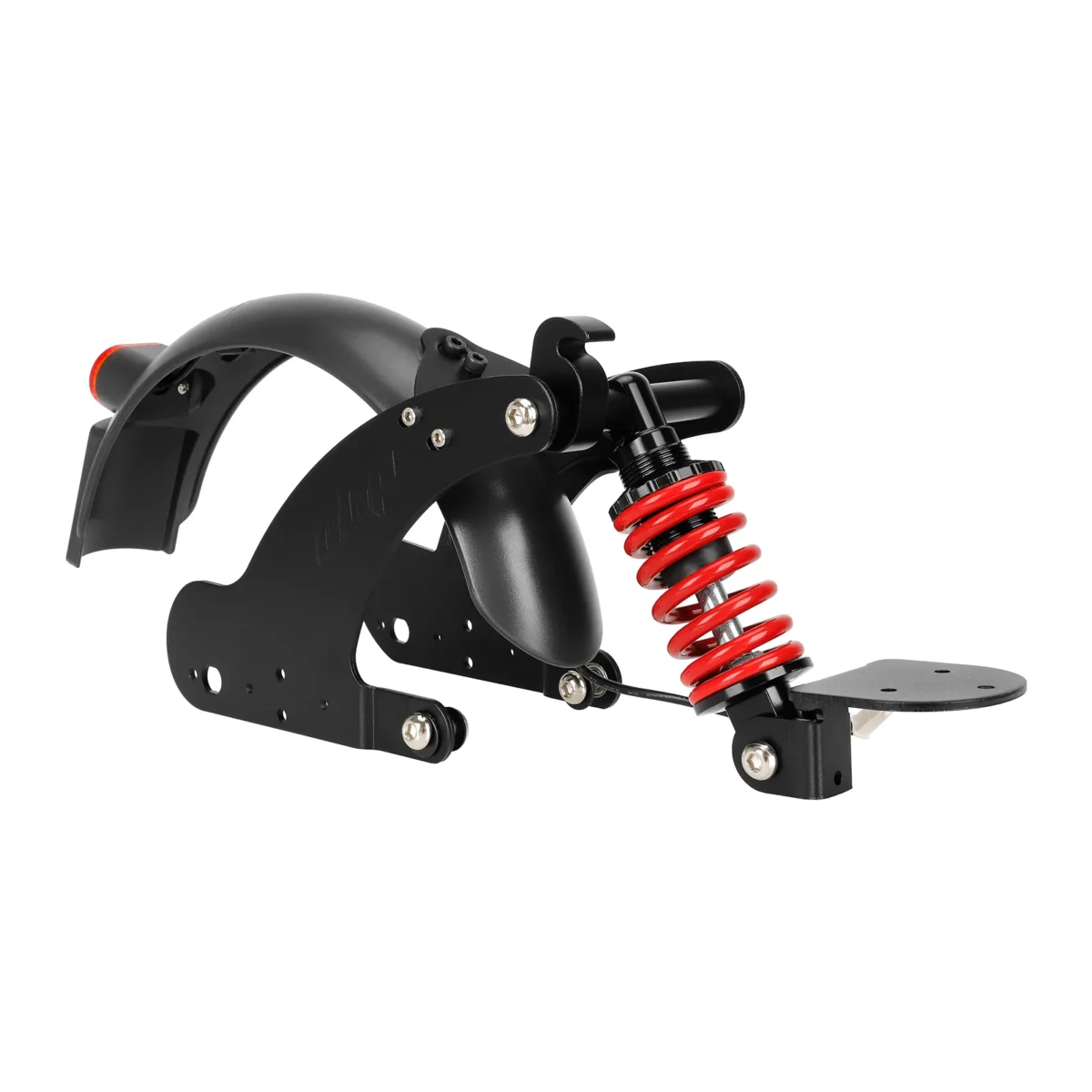 Suspensión trasera Ulip V3 negro-rojo con luz de giro para suspensión trasera para patinete eléctrico Xiaomi 4 Pro con PATENTE - Imagen 2