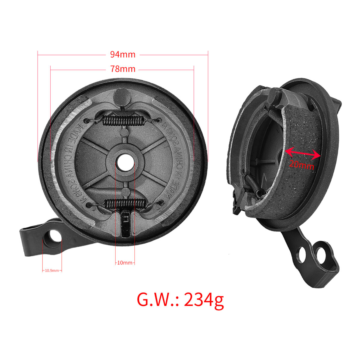 Conjunto de freno de tambor G30 Max - Imagen 2