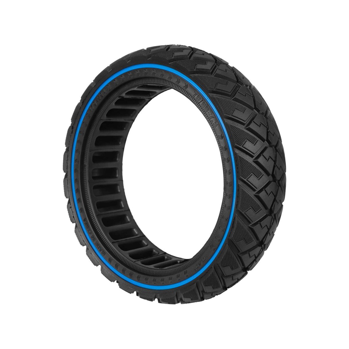 Neumático sólido todoterreno Ulip 70/60-7.5 con forma de diamante y círculo azul - Imagen 4