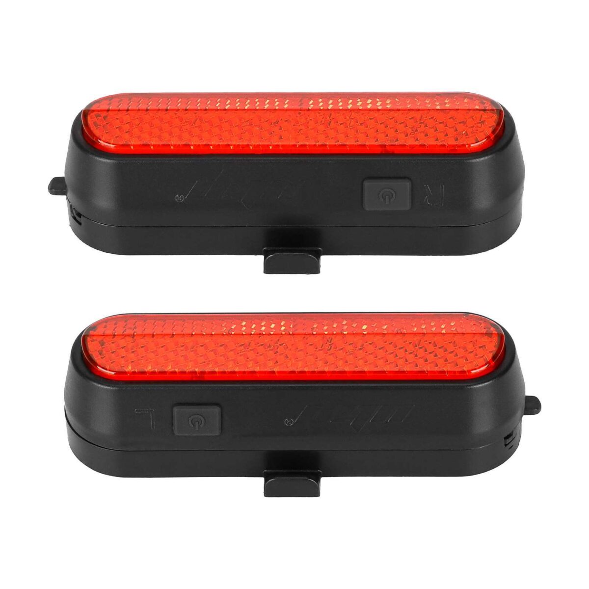Juego de 2 luces intermitentes recargables rojas Ulip + 1 juego de luces traseras intermitentes con control remoto para 4 scooters Pro - Imagen 2