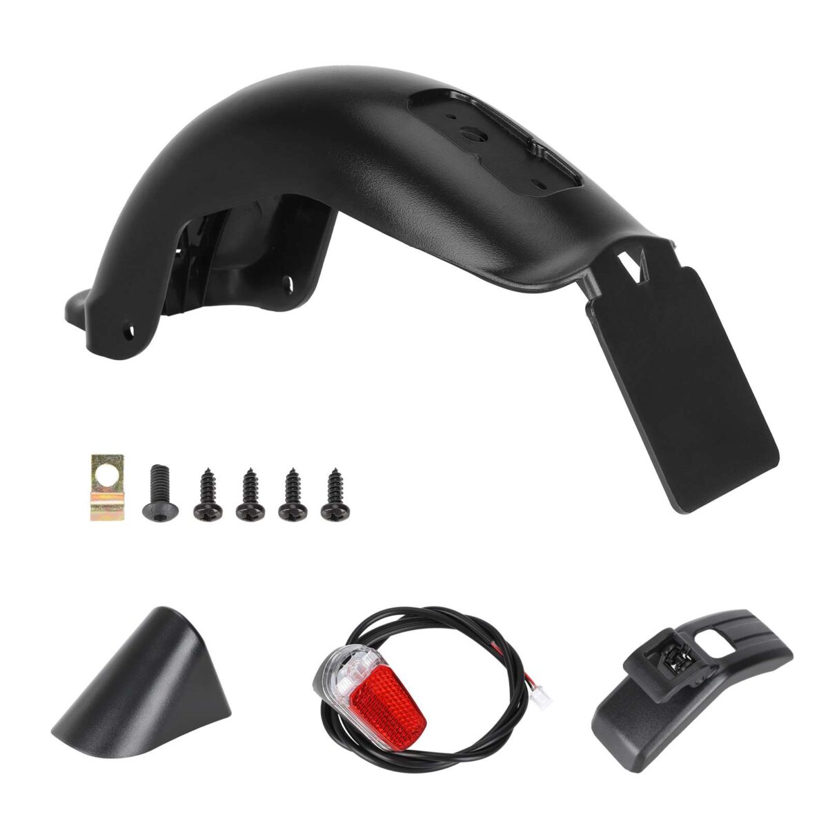 Kit de guardabarros trasero original negro DUCAT-Jeep/Pro II (con soporte + piloto trasero) - Imagen 2