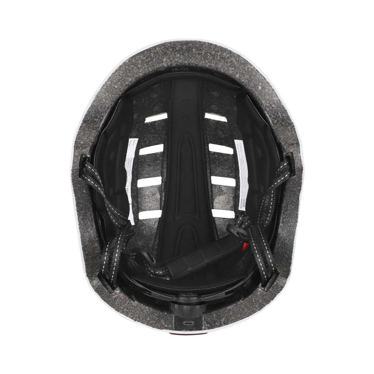 Casco blanco talla M con luz - Imagen 4