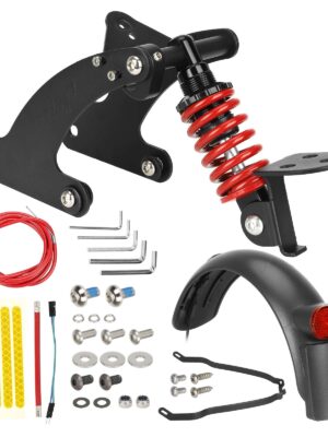 Suspensión trasera Ulip Red V2 con soporte metálico de guardabarros trasero para scooter Pro/Pro2