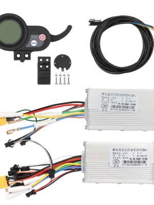J&P 48 V/25 A Doble accionamiento A+B Dos controladores + Medidor + Juego de cables de conexión