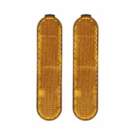 2 bloques reflectantes amarillos para las ruedas traseras de Xiaomi 5/5 Pro/5 Max
