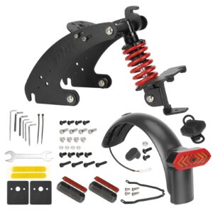 Suspensión trasera Ulip Red V4 con guardabarros de intermitente y soporte metálico para scooter G30 Max