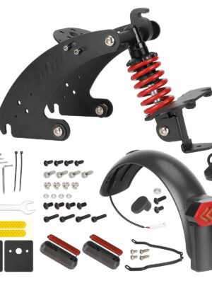 Suspensión trasera Ulip Red V4 con guardabarros de intermitente y soporte metálico para scooter G30 Max