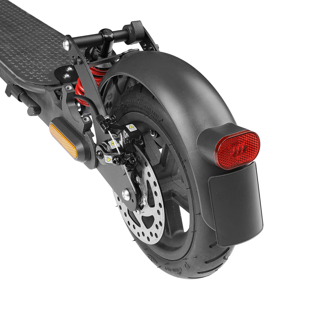Suspensión trasera Red V2 con guardabarros y luz trasera para scooter Pro y Pro 2 - Imagen 2