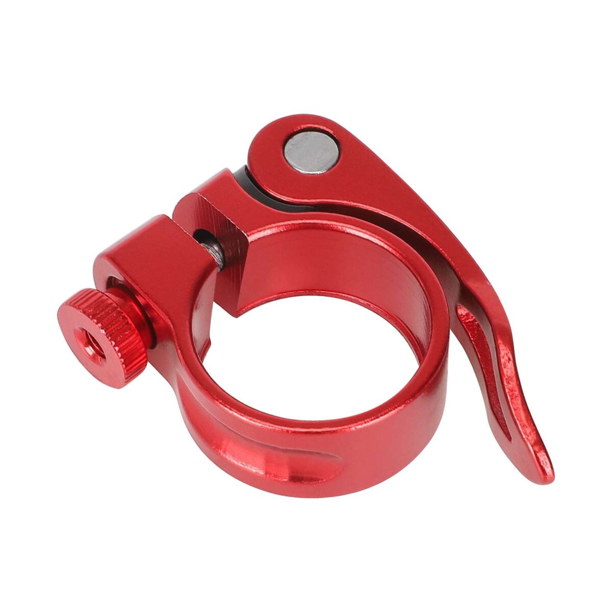 Abrazadera de tubo de asiento roja sin orificio de 31,8 mm - Imagen 5