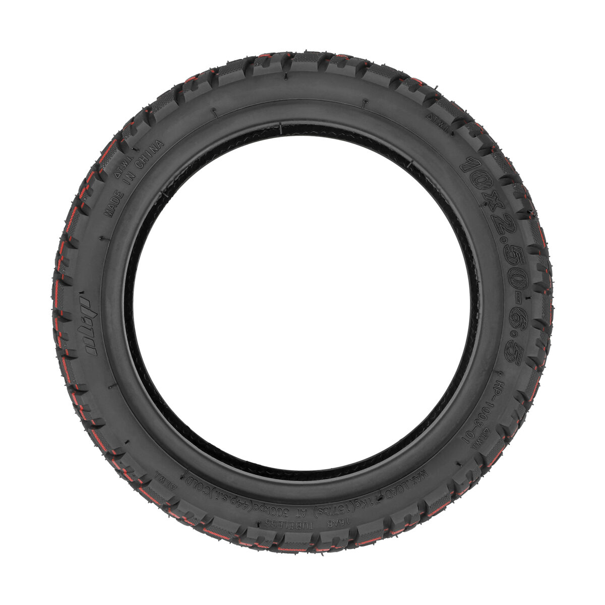 Neumático todoterreno sin cámara autorreparable Ulip 10*2.50-6.5 - Imagen 3