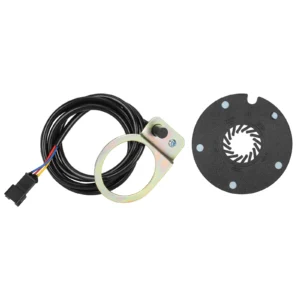 5 sensores de impulso magnéticos para bicicletas eléctricas (longitud de línea de 90 cm, 2,8 rpm)