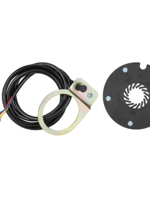 5 sensores de impulso magnéticos para bicicletas eléctricas (longitud de línea de 90 cm, 2,8 rpm)