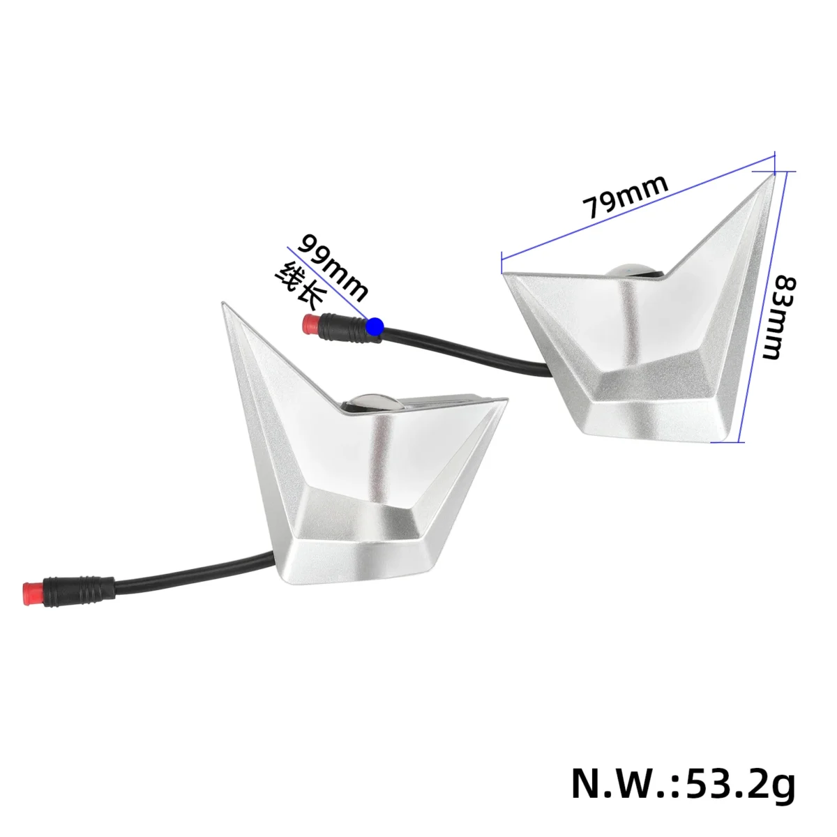 Luz de giro trasera LED para scooter DUALTRON TOGO con conjunto de asiento (derecha) - Imagen 3