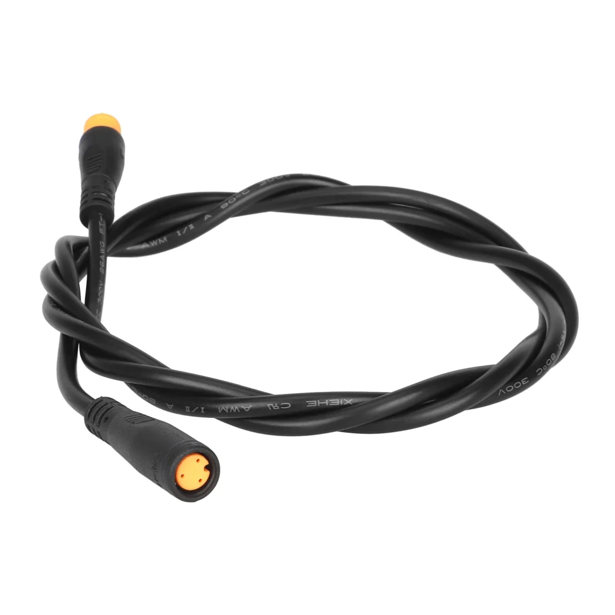 Cable conector impermeable M8 con cable amarillo de 3 pines con conector macho/hembra de 60 cm - Imagen 6