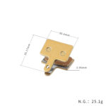 Pastilla de freno de aceite ZOOM totalmente metálica - Imagen 2