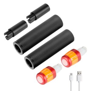 Extensor de agarre de silicona con carga USB Ulip y luz para scooters Xiaomi y ES