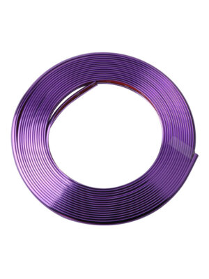 Tira anticolisión de 8 m de color morado galvanizada