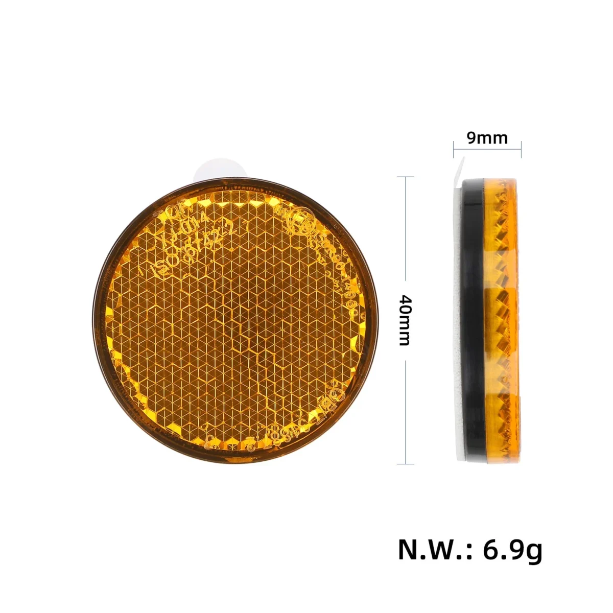 Reflector redondo amarillo Kukirin A1 - Imagen 2