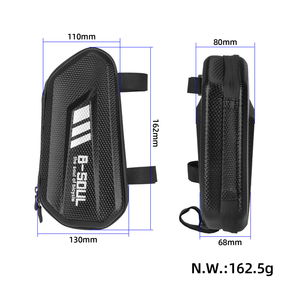 Bolsa triangular para la viga delantera de la bicicleta derecha - Imagen 2