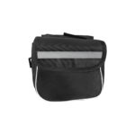 Bolsa grande para bicicleta de montaña, redonda, negra - Imagen 5