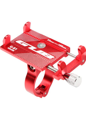 Soporte para teléfono móvil GUB G-81 de aleación de aluminio (rojo)