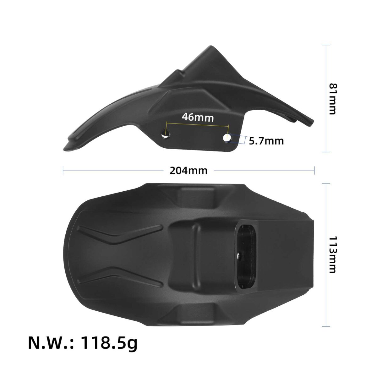Guardabarros traseros Kukirin G2 Master - Imagen 2