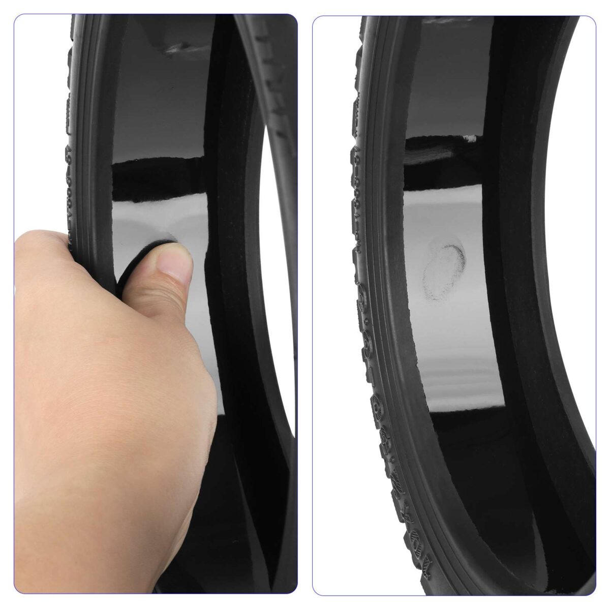 Neumático todoterreno sin cámara autorreparable ULIP 10*2.30-6.5 con adhesivo y válvula - Imagen 3