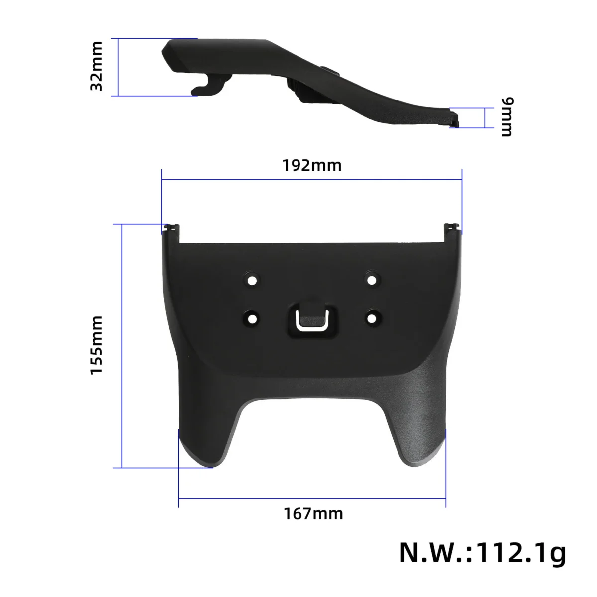 Cubierta del alerón trasero original del Segway Ninebot MAX G3 - Imagen 2