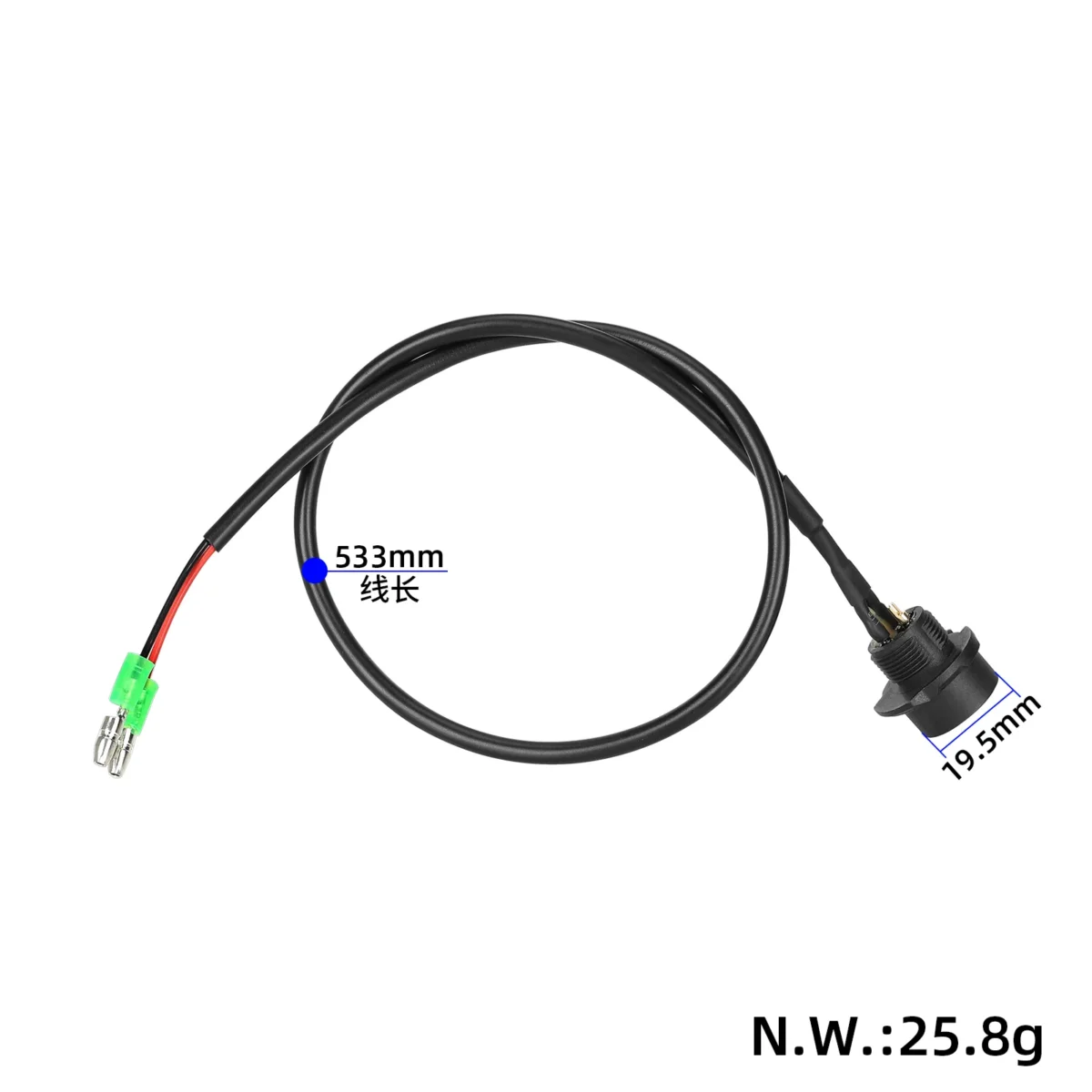 Cable de datos extendido con puerto de carga de ocho pines DUALTRON-MINI - Imagen 2