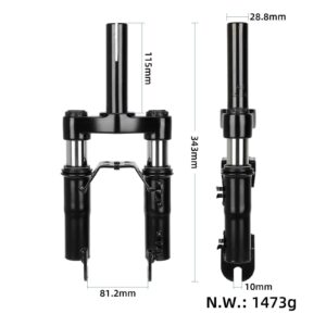 Kit de suspensión delantera para scooters de las series F20, F25, F30, F40, F40i, F65, D18E, D28E, D38E y D40X