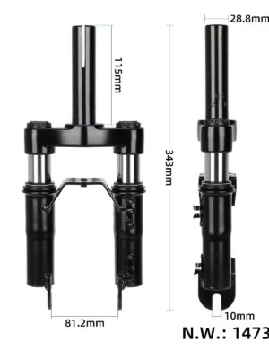 Kit de suspensión delantera para scooters de las series F20, F25, F30, F40, F40i, F65, D18E, D28E, D38E y D40X