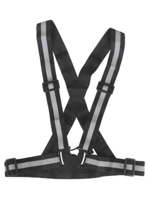 chalecos reflectantes negros