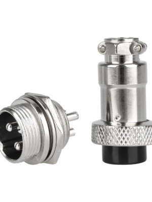 GX16 3 pines macho con enchufe de carga hembra