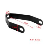 Soporte de guardabarros trasero de metal negro para scooter Pro 2, 1S - Imagen 2