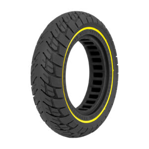 Neumático sólido Ulip 10*2.5 con círculo amarillo (ranura de 37 mm)