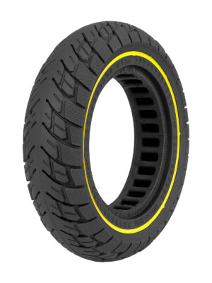 Neumático sólido Ulip 10*2.5 con círculo amarillo (ranura de 37 mm)
