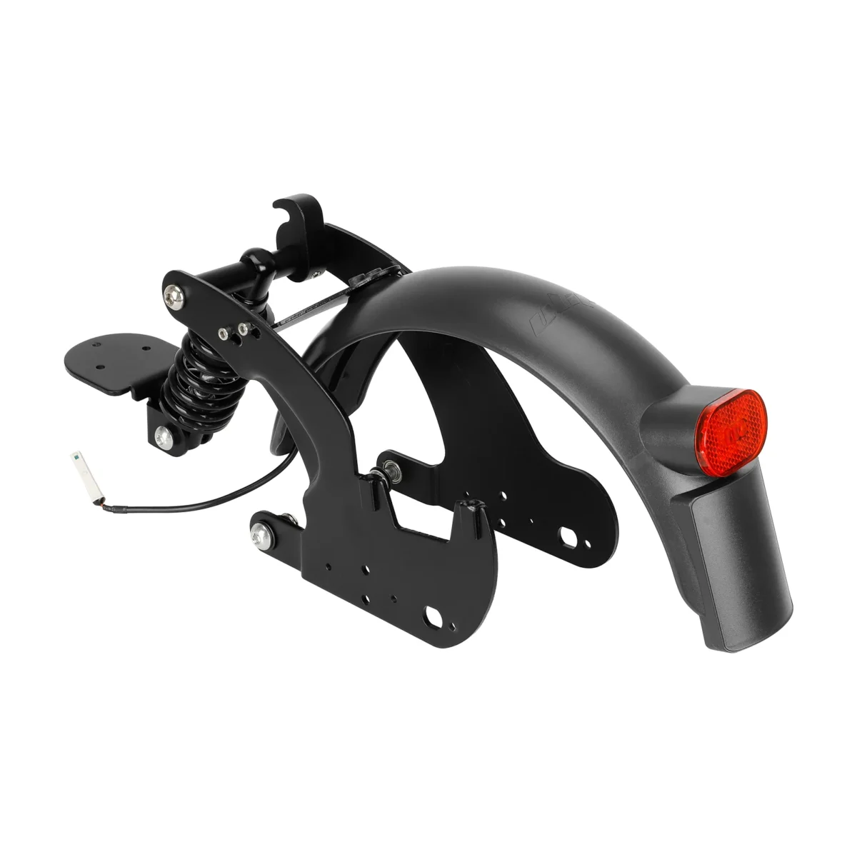 Suspensión trasera negra Ulip V2 con soporte metálico de guardabarros trasero para scooter Xiaomi 4Pro - Imagen 2