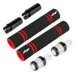Juego de extensores de agarre Ulip con carga USB y luz para scooters Xiaomi y ES (BBW)