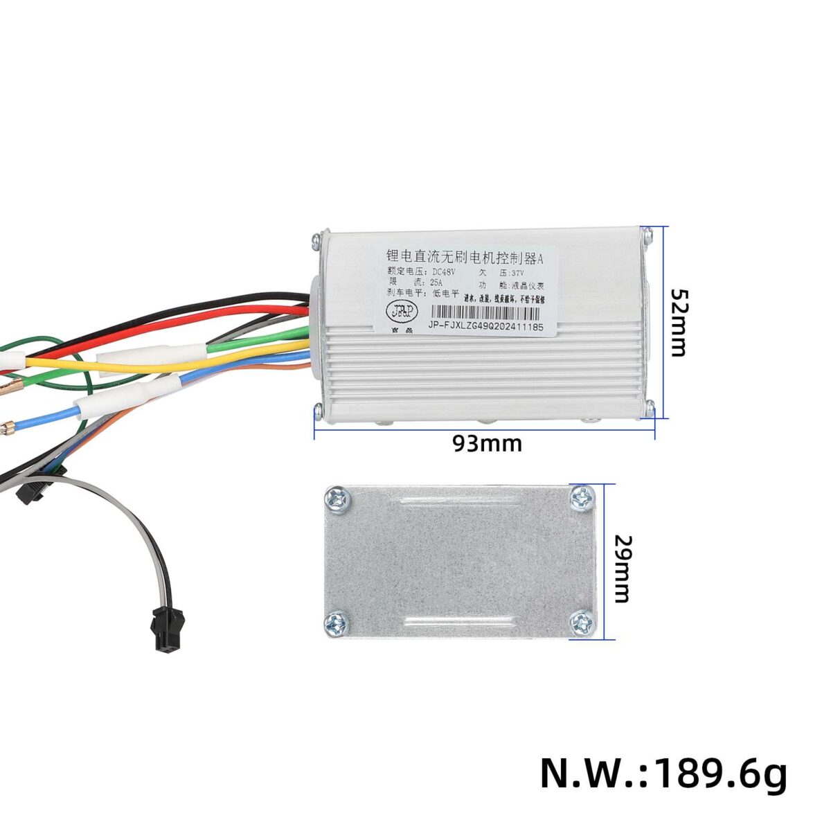 Controlador J&P 48 V 25 A-A (sin cables Hall) - Imagen 6