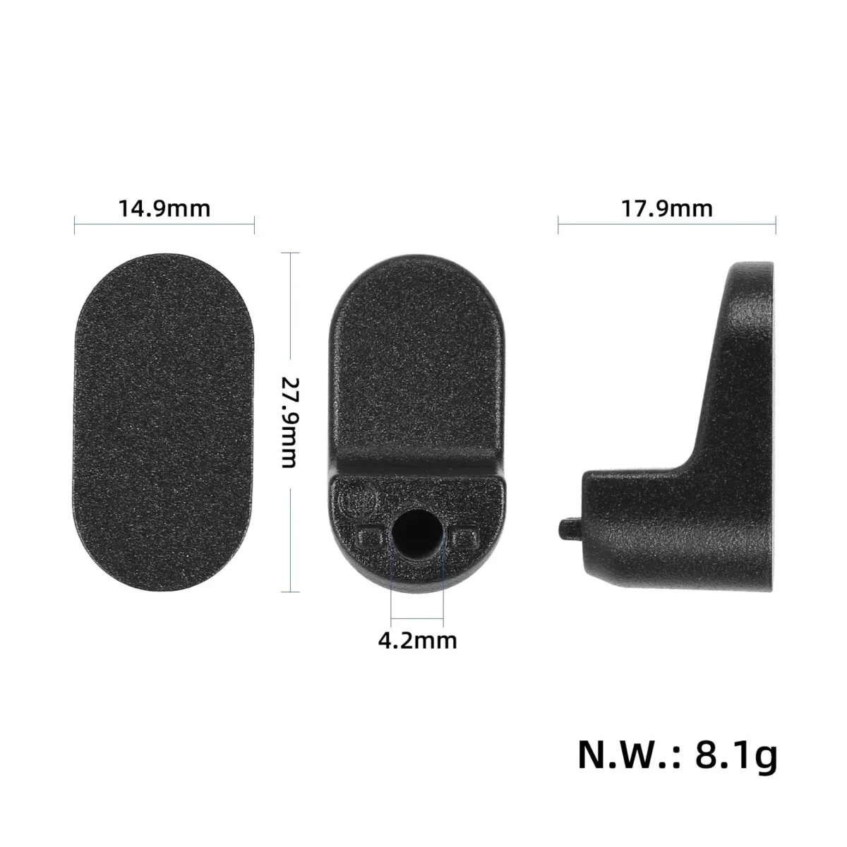 Gancho negro para Xiaomi Mi 6 Lite - Imagen 2