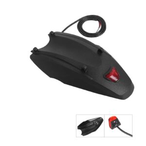 Guardabarros trasero Kukirin G2 Pro negro con luz trasera